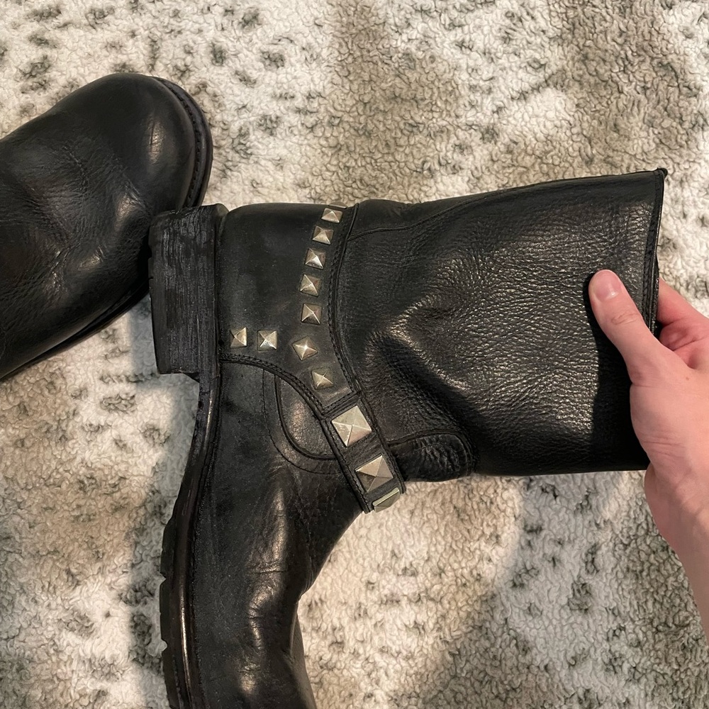 Frye studded Rogan moto boots - Picture 7 of 7